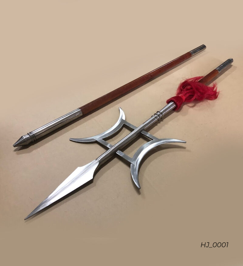 painted halberd