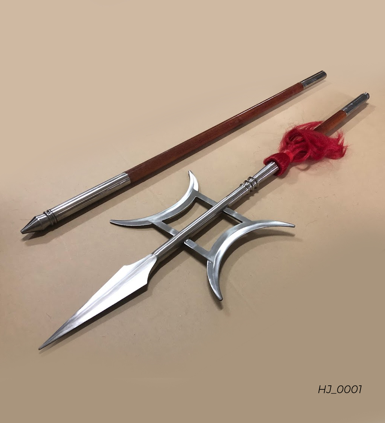 Painted Halberd Wooden 2-Section – Martial Art Equipment Supplies ...